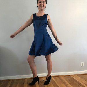 Vintage Blue Mini Dress